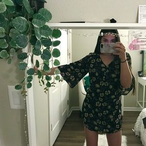 Green Floral Dress
